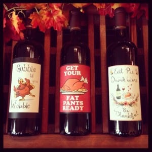 Thanksgiving Custom Bottles