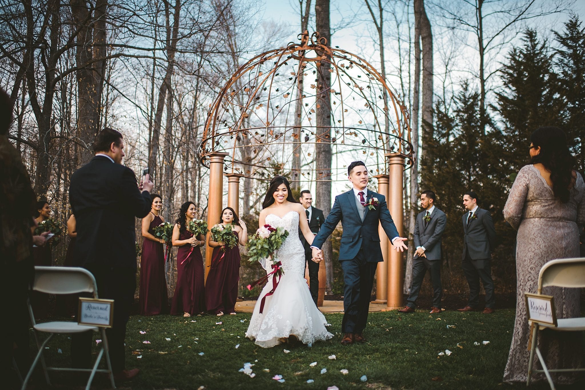 Beautiful, Fun Autumn Wedding at Potomac Point Winery (Stafford, VA)/  Ainsley & Andrew