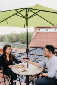 Date Night Couple in Bistro